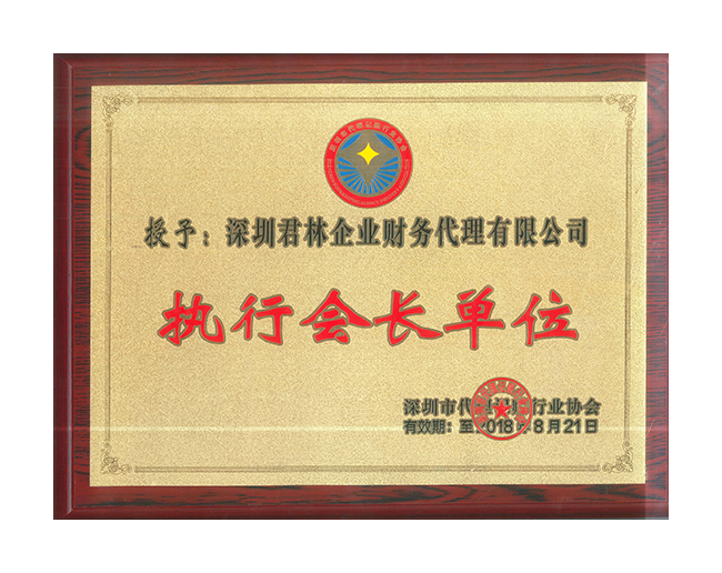 深圳代理記賬協(xié)會執(zhí)行會長